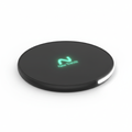 New Trendz Wireless Charging Pad in black with emerald green logo